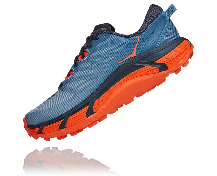 Hoka One One Spor Ayakkabı Erkek Mavi - Mafate Speed 3 - RU0328149